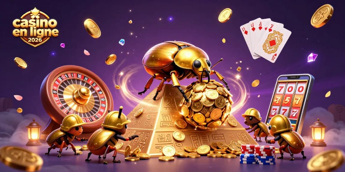 Casino en ligne 2026 : Un char d'or qui roule des pièces au casino.