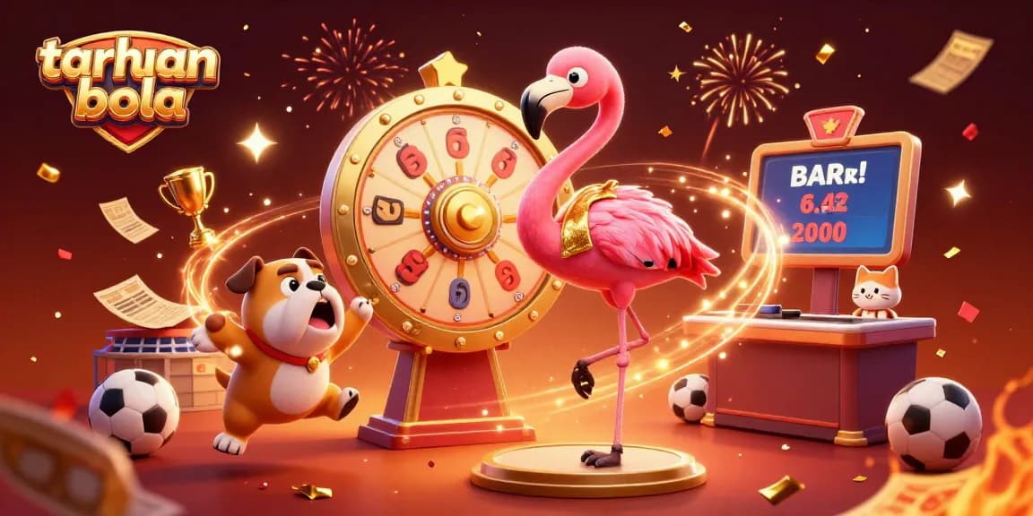 Engage with taruhan bola excitement as colorful characters spin to win in this dynamic betting scene.