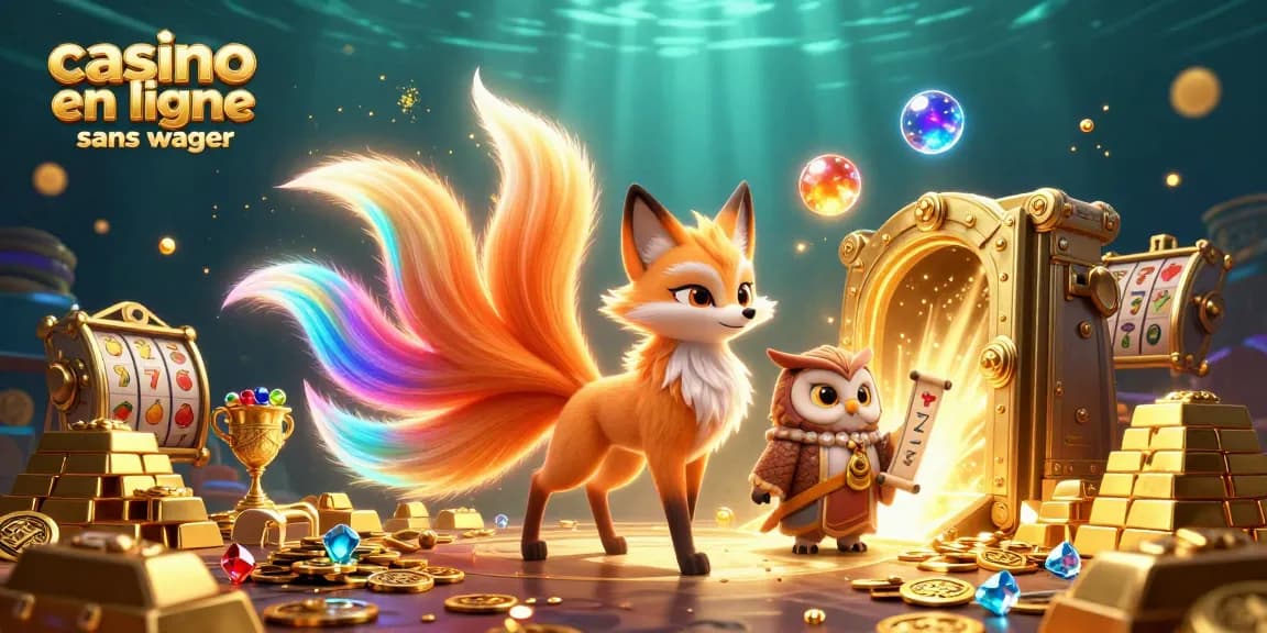 Profitez d'une expérience immersive de casino en ligne sans wager avec des personnages captivants.