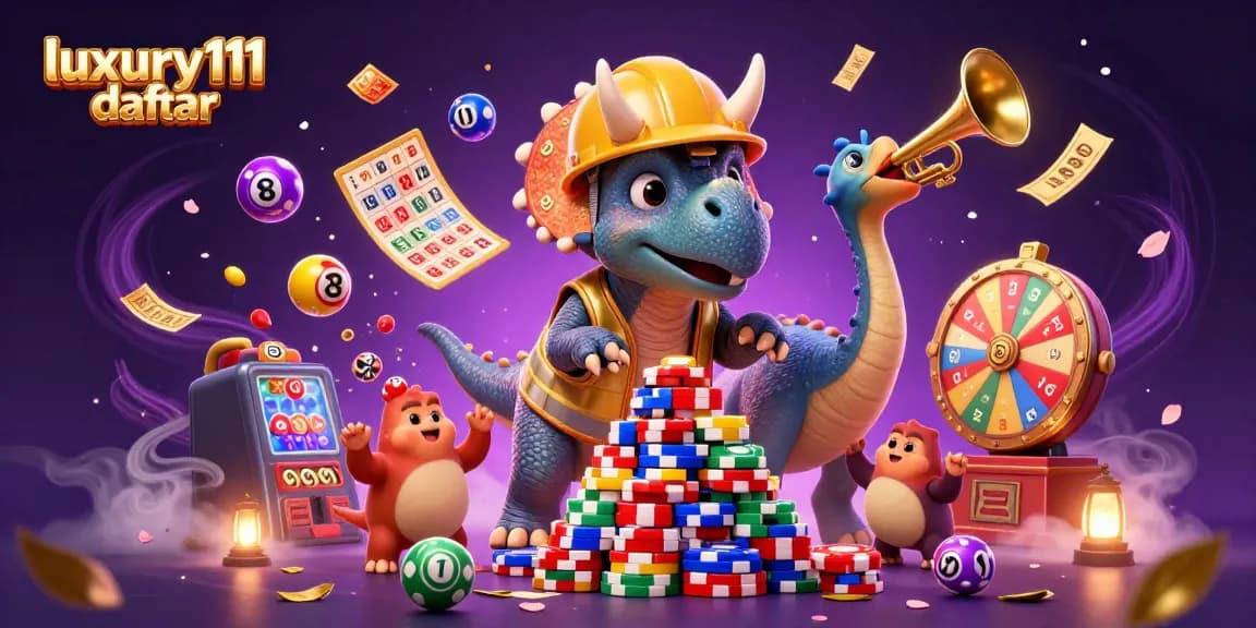 Experience luxury111 daftar in a vibrant digital casino landscape with exciting gambling elements.
