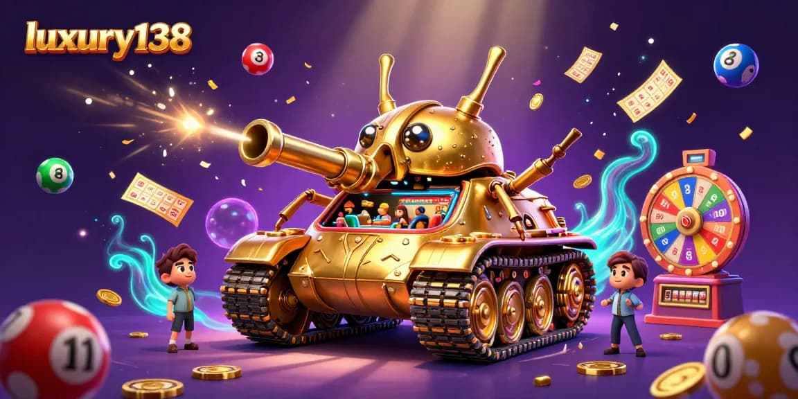 Engage in vibrant gameplay at luxury138 with a dynamic casino experience featuring colorful lottery balls.