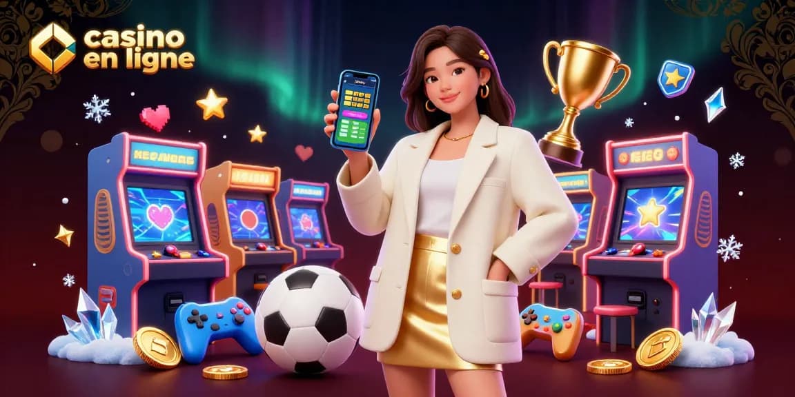 Découvrez des activités engageantes de casino en ligne avec des éléments de jeu vibrants dans une scène captivante.