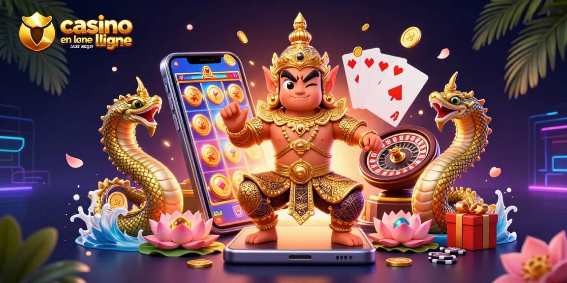 Plongez dans l'univers du casino en ligne sans wager avec cette illustration captivante