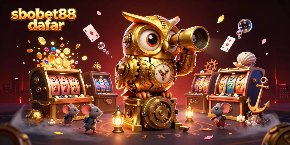 Spark excitement with sbobet88 daftar amidst gold treasures and vibrant casino action.