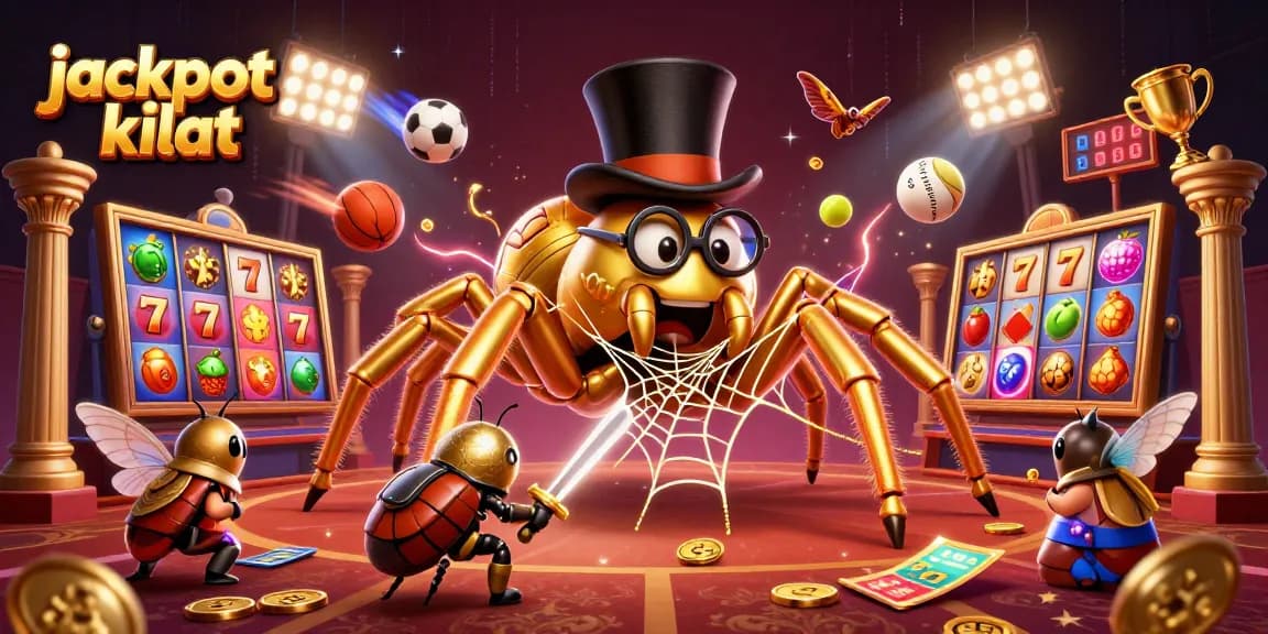 Engage with jackpot kilat gameplay featuring vibrant characters and dynamic slot elements.