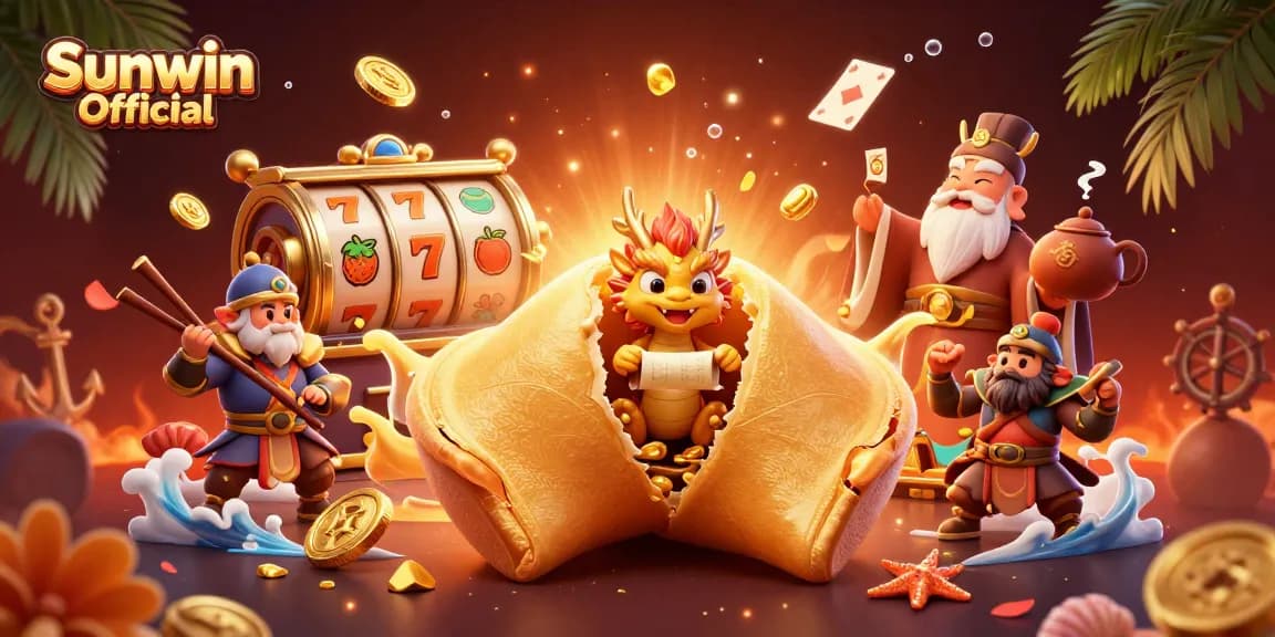 Play exciting games at Sunwin Official with colorful slots and enchanting casino elements.