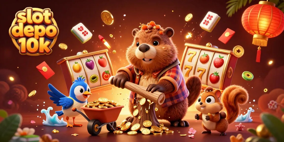 Menangkan jackpot dengan slot depo 10k dan lihat karakter lucu mengumpulkan koin emas!