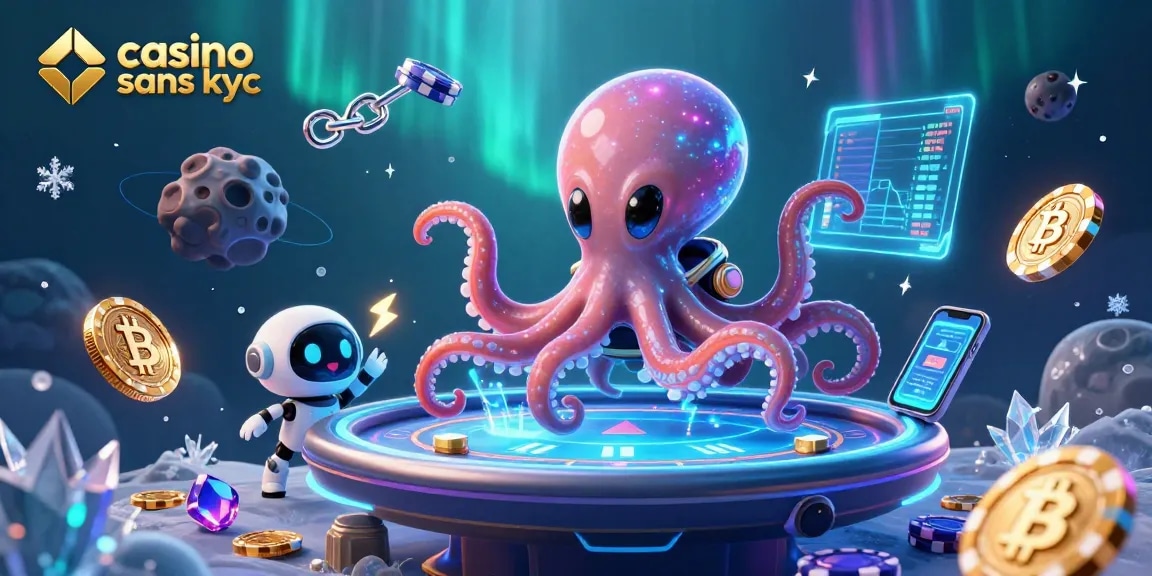 Découvrez le casino sans KYC avec des graphismes animés et des éléments de jeu captivants.