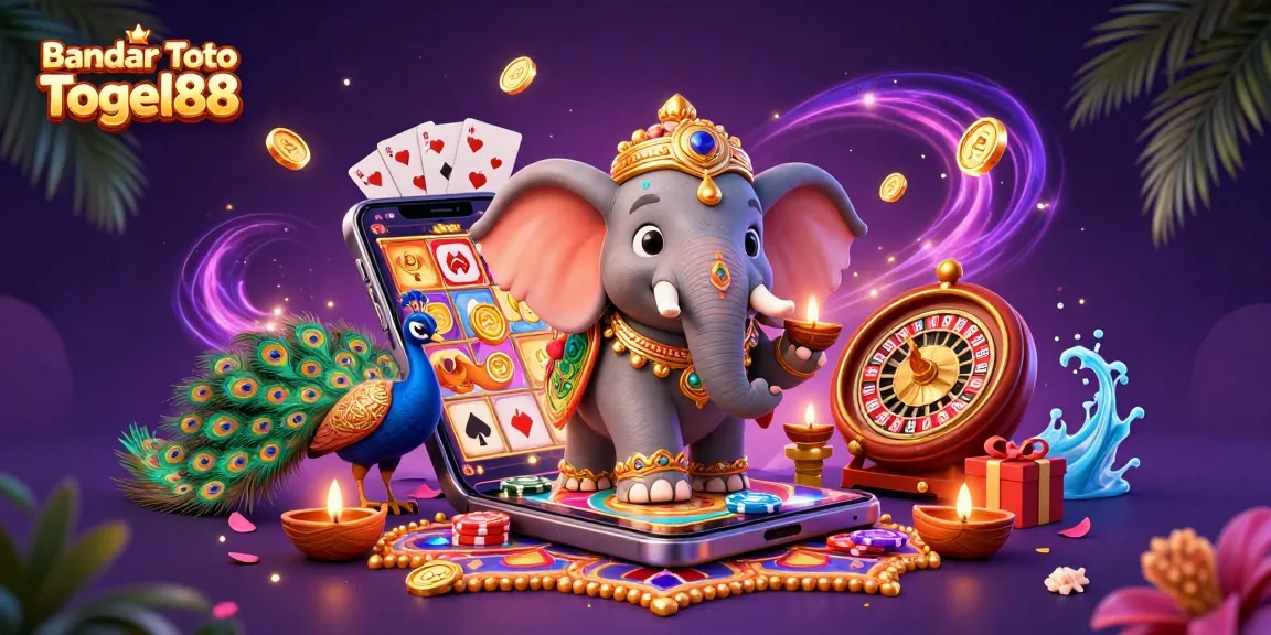 Engage in thrilling gameplay at Bandar Toto Togel88 with vibrant unique illustrations showcasing excitement