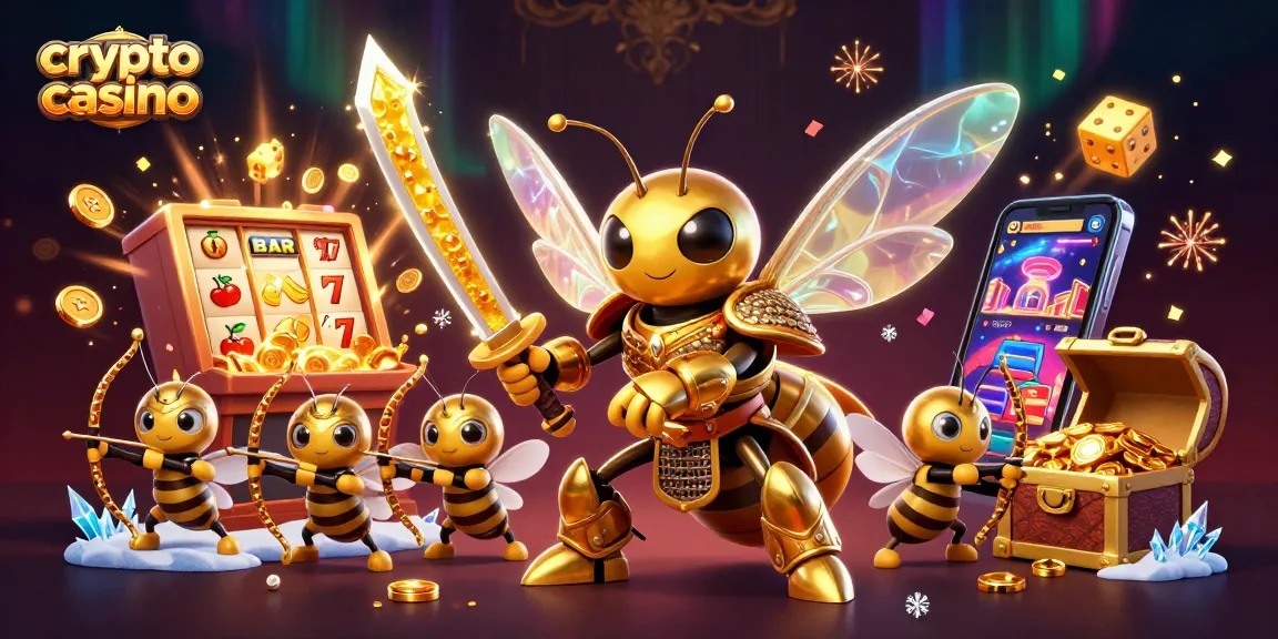 Jouez sur un crypto casino et remportez des jackpots étincelants avec des machines à sous.