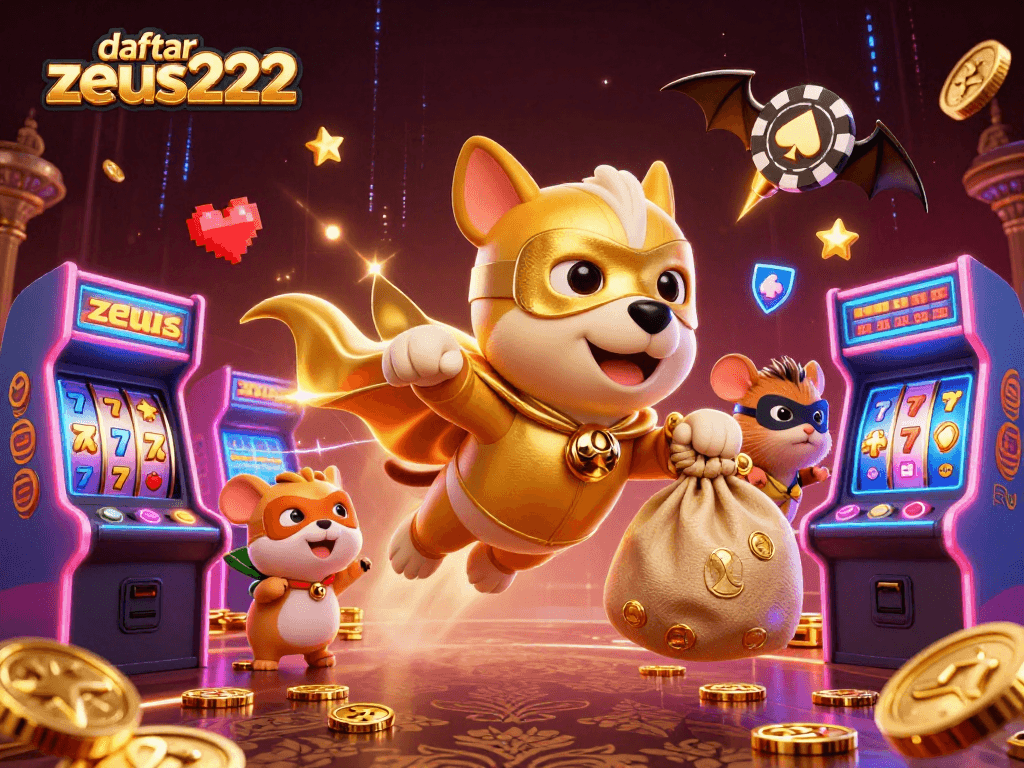 Engage with daftar zeus222 to win big in vibrant gaming with our superhero dog and hamster duo!