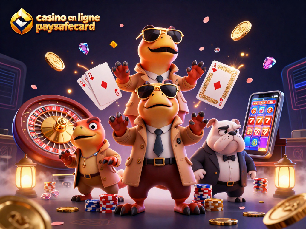 Jouez au casino en ligne paysafecard et remportez des gains avec des jeux captivants de cartes et machines à sous.