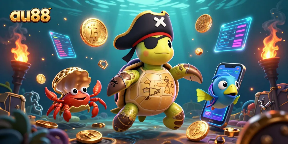 Engage in thrilling wins with au88 at a vibrant underwater casino adventure featuring crypto elements.