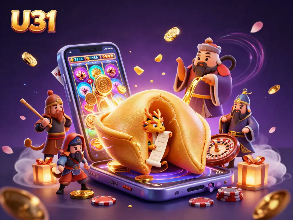 U31 casino gaming atmosphere with animated characters and dynamic game elements creating an engaging experience.