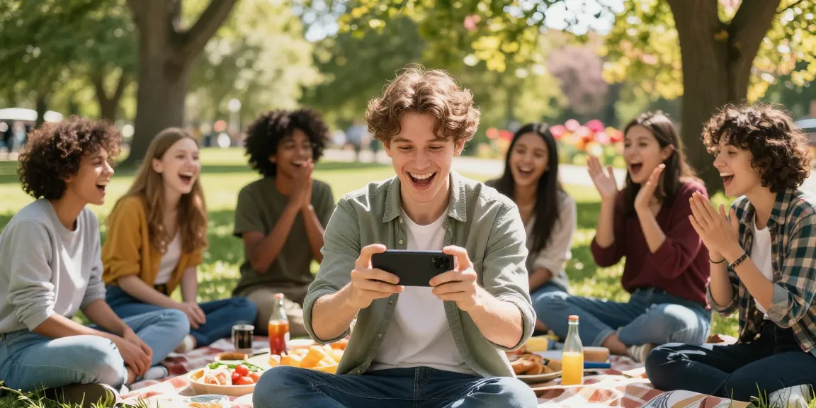 Friends enjoying a sunny day out while asking how old do I look, capturing joyful expressions and age curiosity.