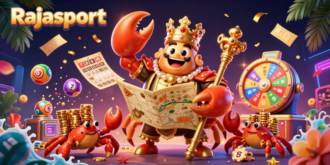 Rajasport hadir dengan keceriaan permainan lotere, momen menarik dalam visual 3D.
