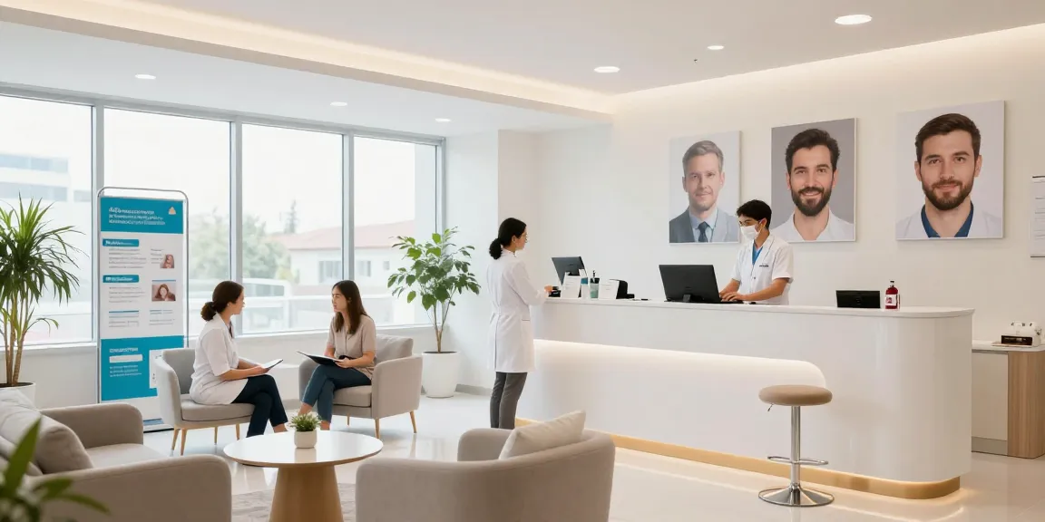 Hair transplant Turkey clinic showcasing medical services and patient care in a modern facility.