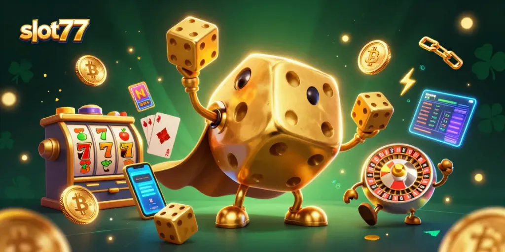 Mainkan slot777 dengan mesin jackpot lucu dan elemen kasino yang menggembirakan.