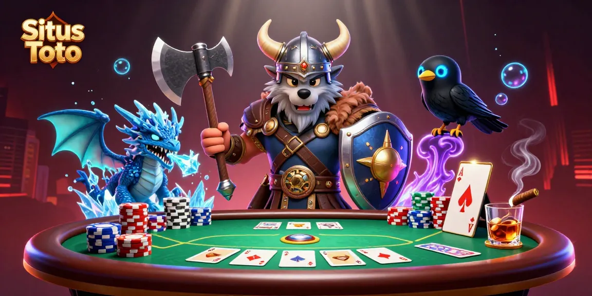 Situs Toto offers thrilling online gaming experiences with vibrant visuals, poker action, and character dynamics.