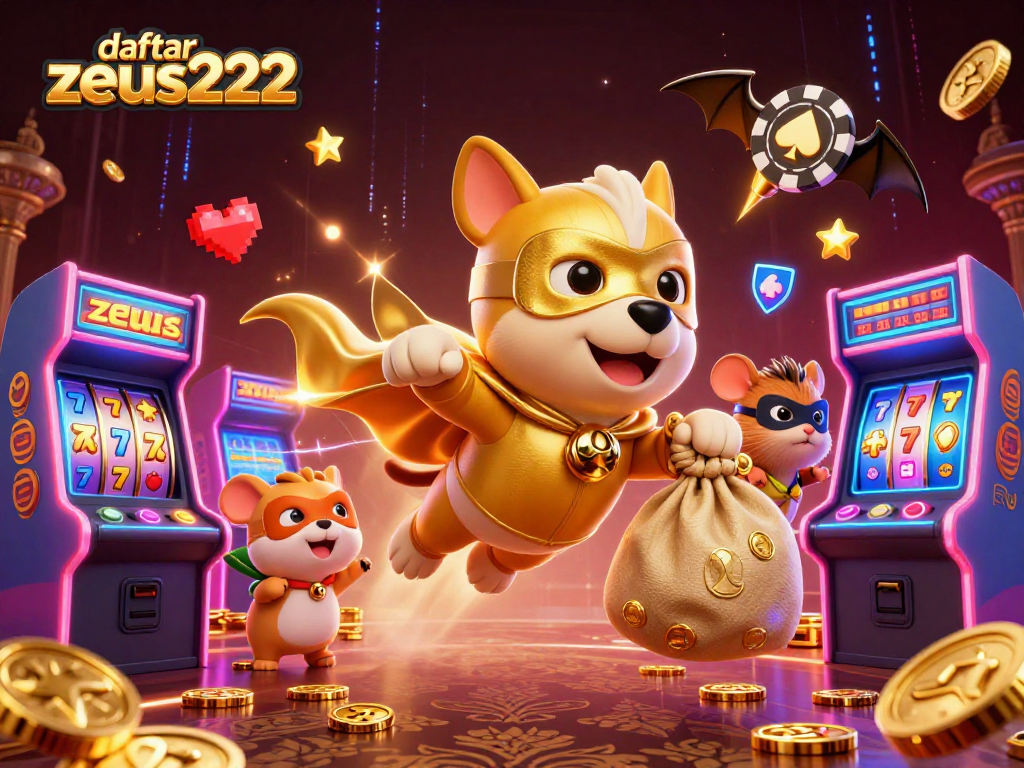 Engage with daftar zeus222 to win big in vibrant gaming with our superhero dog and hamster duo!