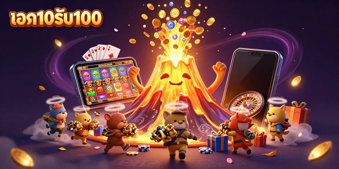 ฝาก10รับ100 โปรโมชั่นสุดคุ้ม พร้อมภาพประกอบเกมคาสิโนที่ดึงดูดและน่าสนใจ