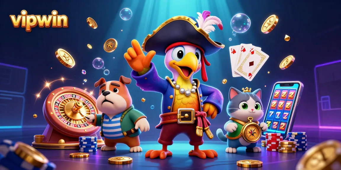 Experience thrilling games at vipwin with 3D characters and dynamic casino elements