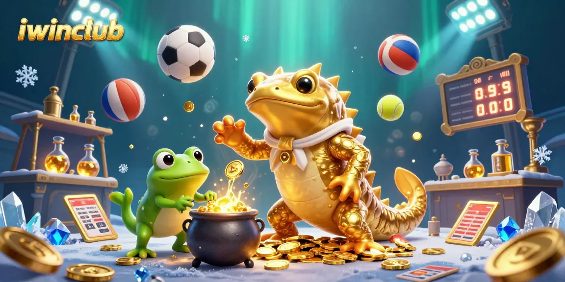 Experience iwinclub’s enchanting world with a golden salamander alchemist creating riches.