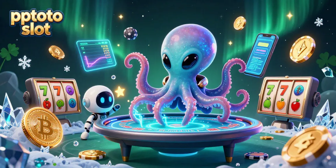 Menjelajahi keseruan pada pptoto slot dengan alien kartun yang bermain di meja poker holografik di luar angkasa.