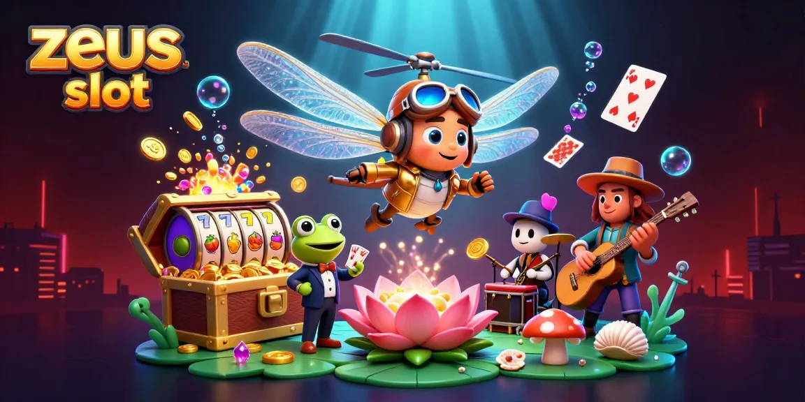 Experience the zeus slot adventure with vibrant elements and dynamic gaming atmosphere.