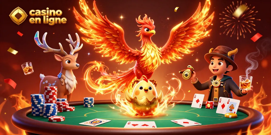 Jouez au casino en ligne avec une illustration dynamique de personnages fantastiques capturant l'esprit du jeu.