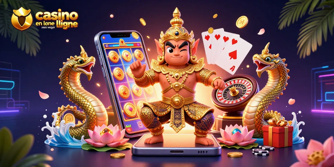 Plongez dans l'univers du casino en ligne sans wager avec cette illustration captivante