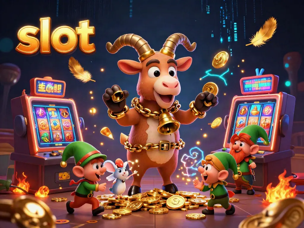 Slot yang menarik dengan karakter animasi mencolok dan suasana kasino yang ceria.