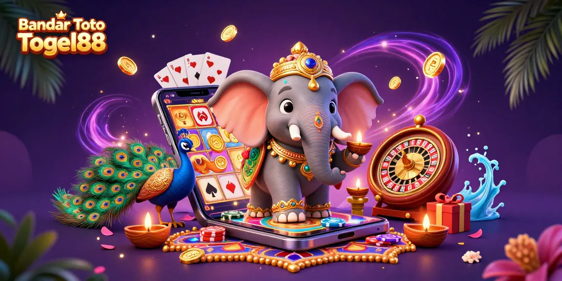 Engage in thrilling gameplay at Bandar Toto Togel88 with vibrant unique illustrations showcasing excitement