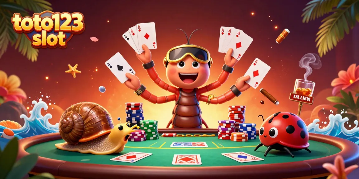 Engage in thrilling plays at toto123 slot amidst vibrant casino atmosphere and exciting game elements.