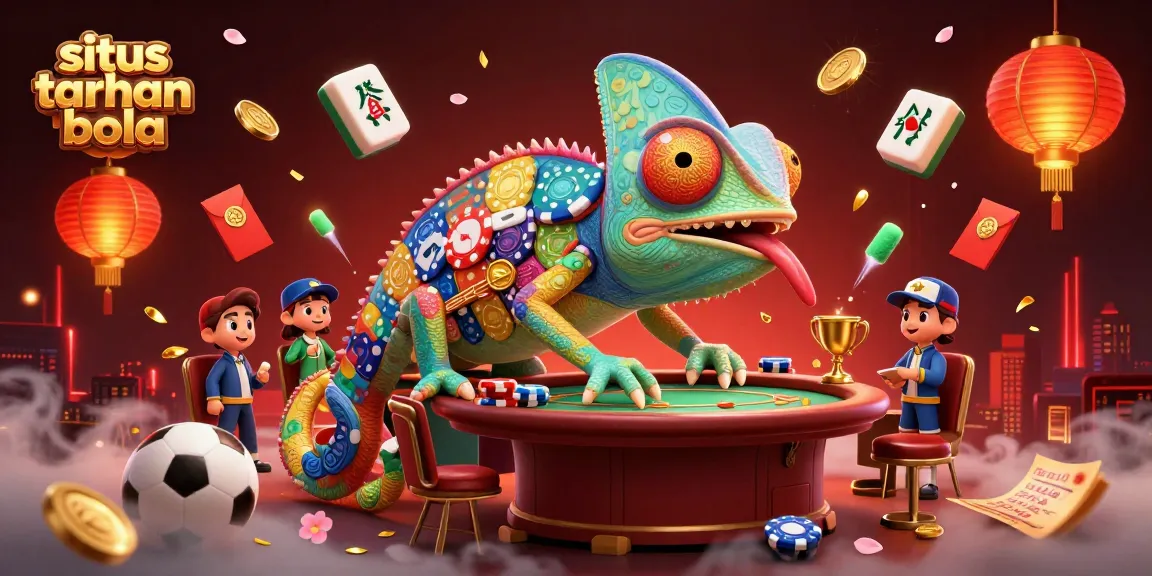 Experience thrilling sports betting with our vibrant situs taruhan bola illustration, showcasing dynamic elements.