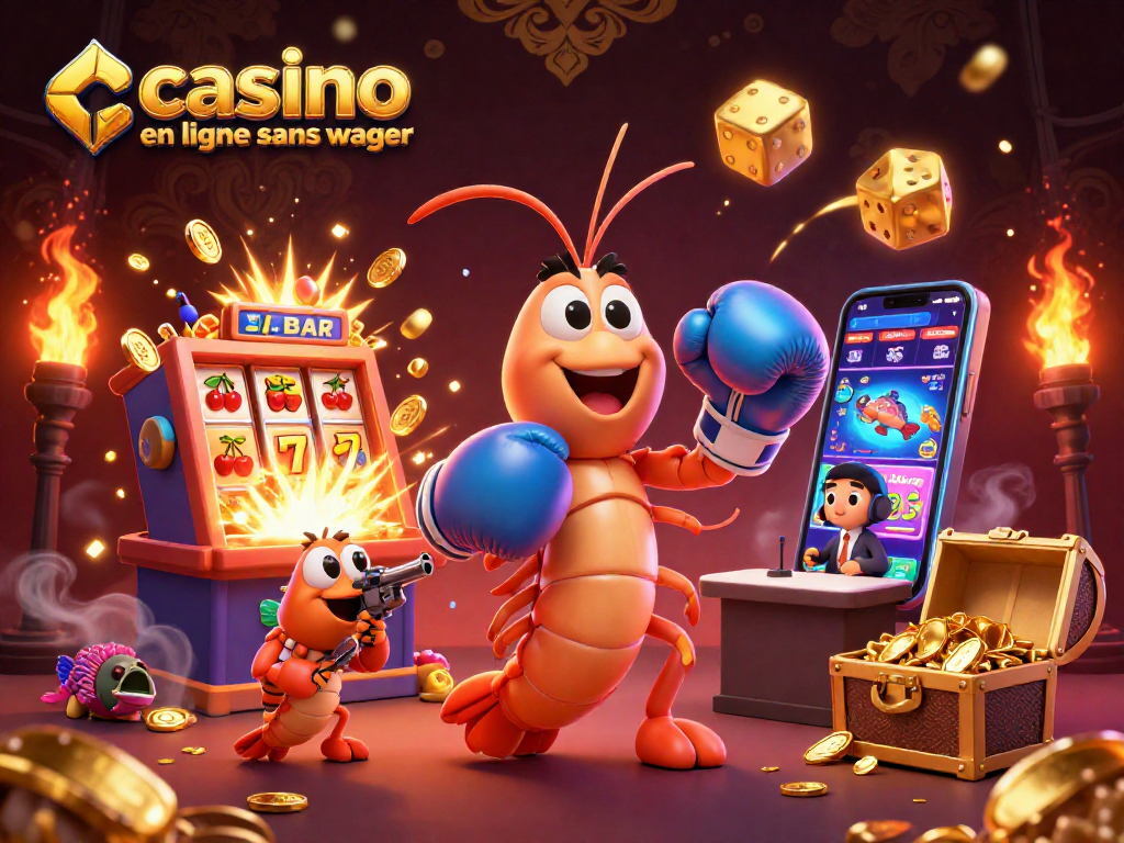 Jouez au casino en ligne sans wager et profitez d'une expérience ludique avec des jackpots et des jeux colorés.