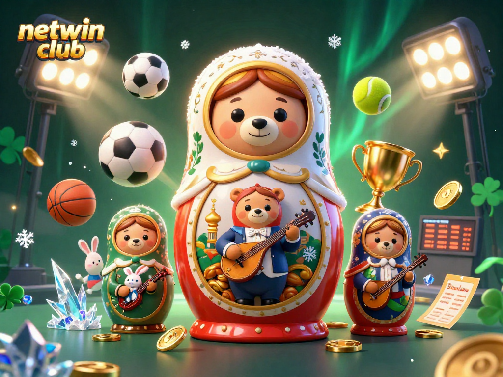 Engage with the netwin club as bears reveal hidden casino talents amidst vibrant gaming elements.