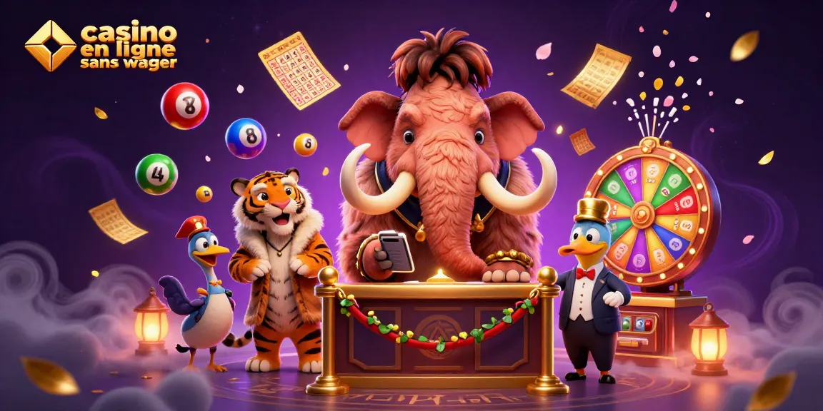 Appréciez le monde de casino en ligne sans wager avec des personnages colorés et dynamiques.