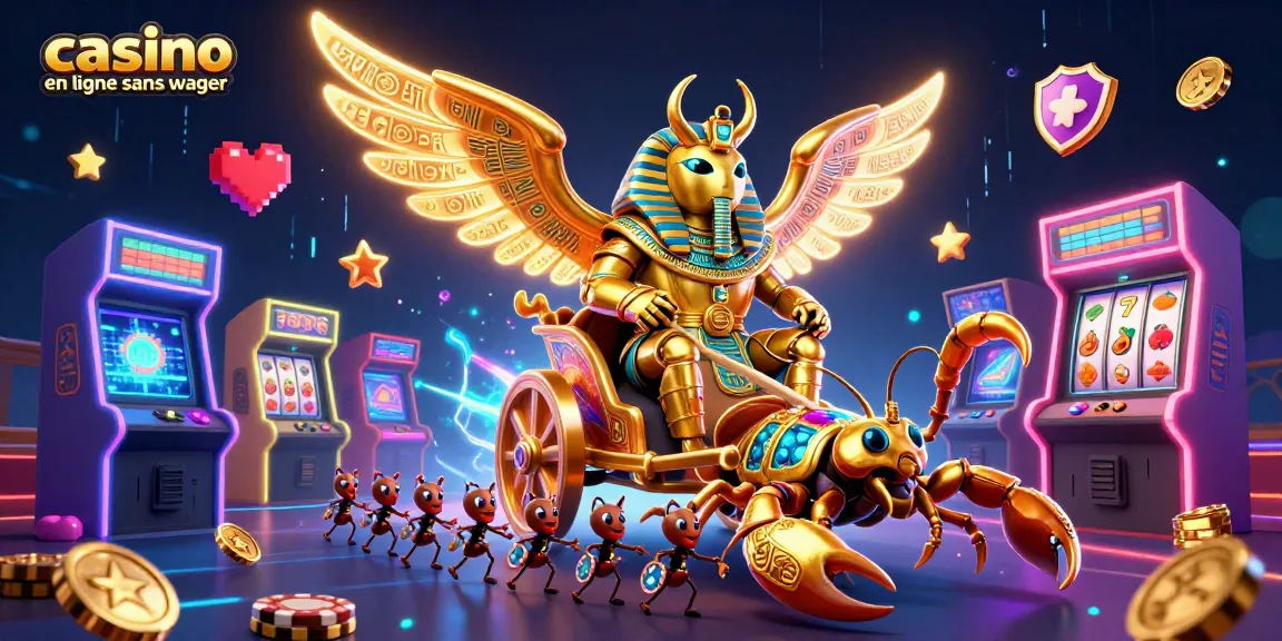 Jouez à un casino en ligne sans wager avec une illustration 3D captivante de personnages de casino.