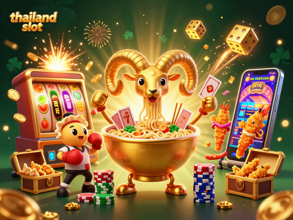 Experience thrilling gameplay with the vibrantly illustrated thailand slot scene showcasing excitement.