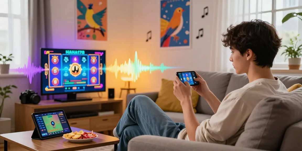 Engaging gaming experience on situs haha178 with vibrant visuals and a cozy setting.