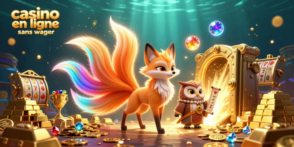 Profitez d'une expérience immersive de casino en ligne sans wager avec des personnages captivants.