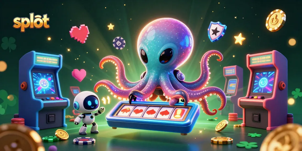 Slot yang menyenangkan muncul dengan alien gurita bermain gulungan slot di masa depan, mendebarkan!