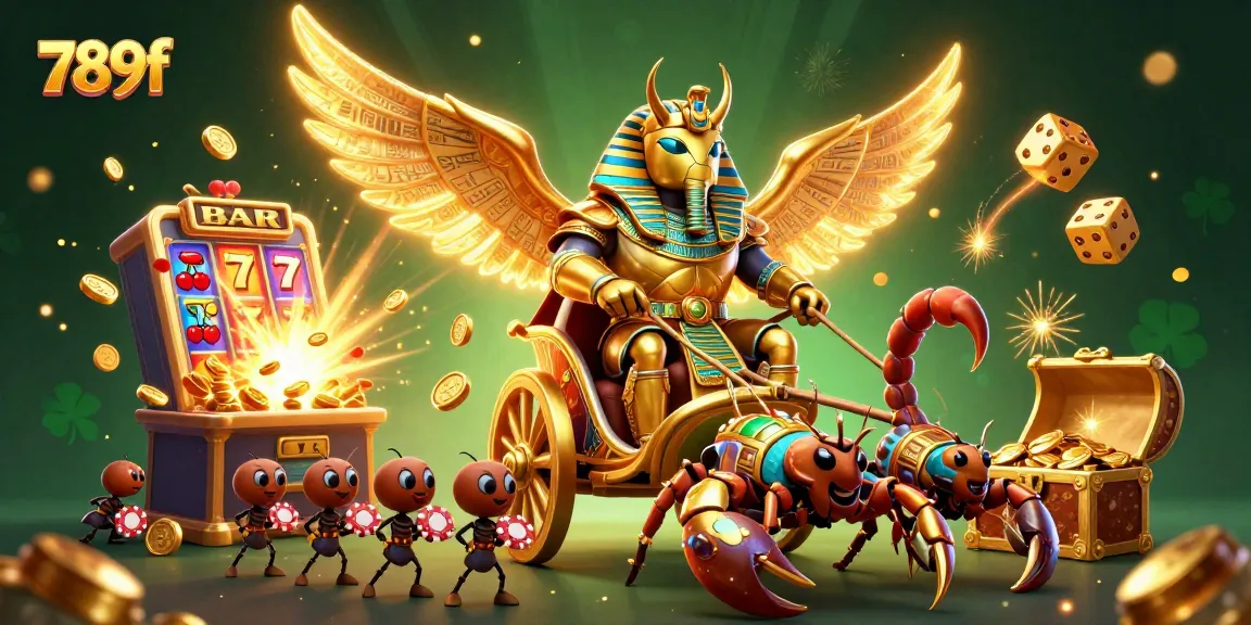 Experience the thrill of 789f with a vibrant 3D casino scene showcasing epic gaming elements.